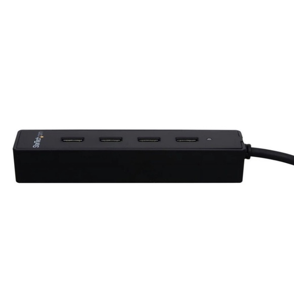 Startech ST4300PBU3 4-port Portable USB 3.0 Hub Built-in Cable Super Speed NEW - Picture 4 of 5